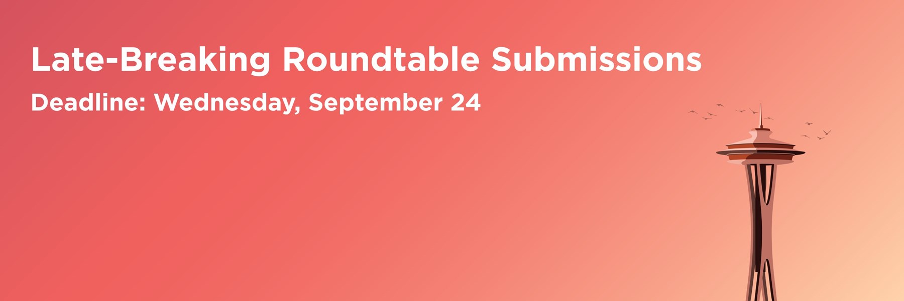 Call for late-breaking submissions